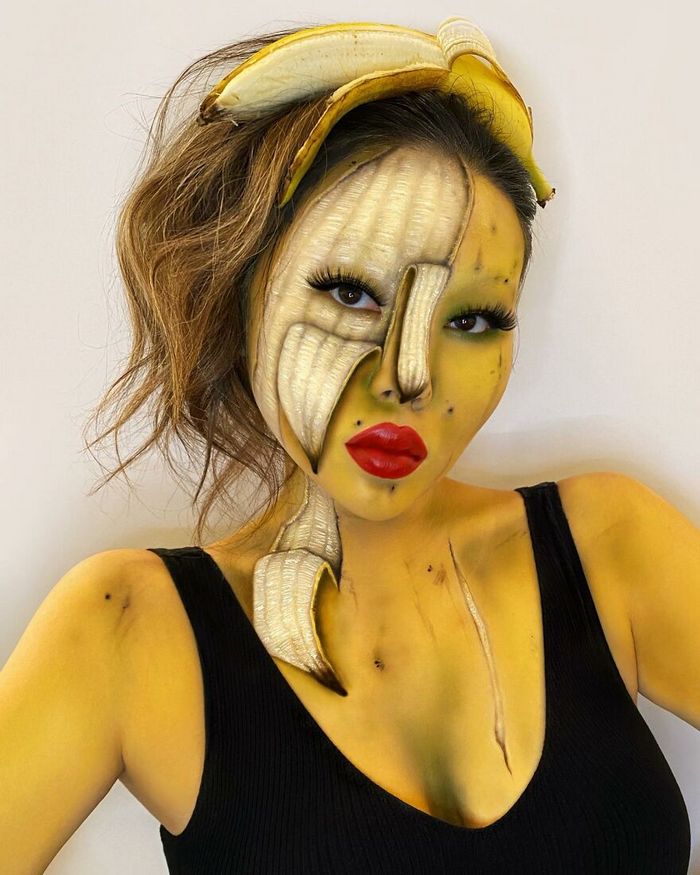 Maquiagem extraordinária: 42 looks de ilusão de ótica deste artista 2