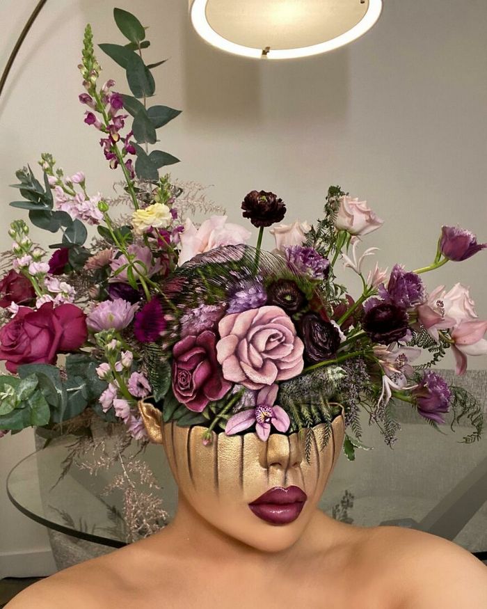 Maquiagem extraordinária: 42 looks de ilusão de ótica deste artista 4