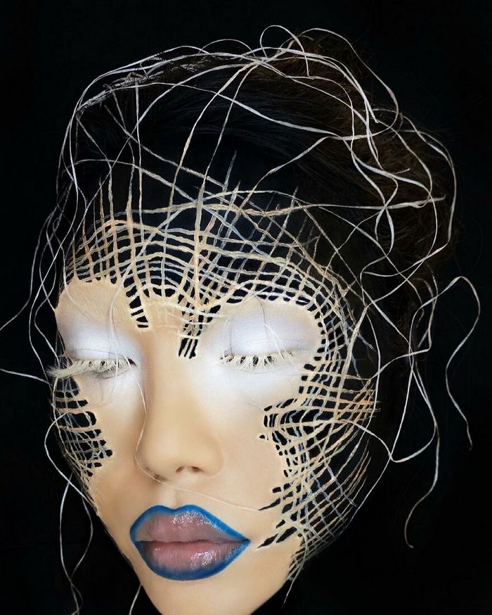 Maquiagem extraordinária: 42 looks de ilusão de ótica deste artista 10