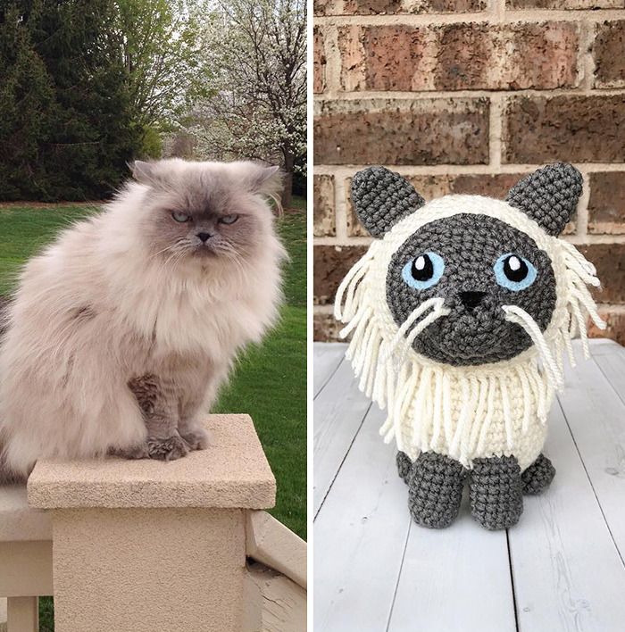 Meu hobby é fazer amigurumi com base nos animais de estimação das pessoas (29 fotos) 2