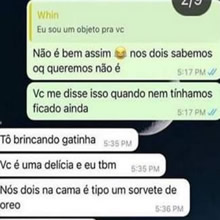 Eu achava que flertava mal, mas sorvete oreo Eu achava que flertava mal, mas sorvete oreo