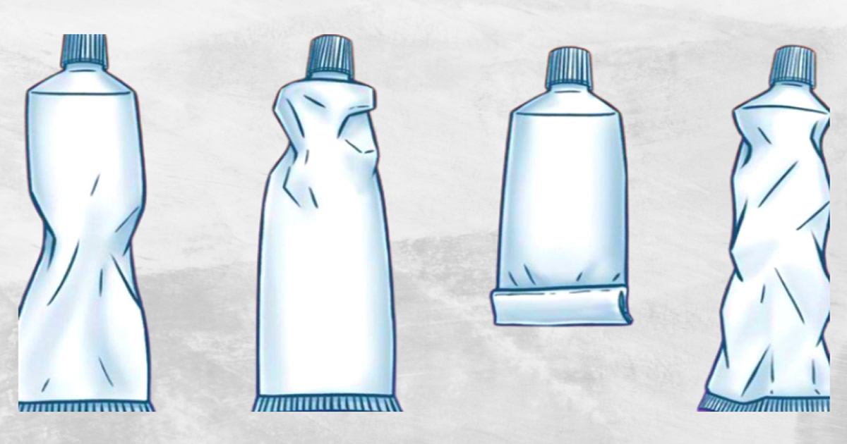 Teste de personalidade da pasta de dente