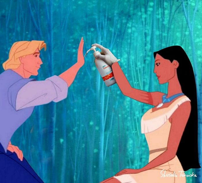 Artista coloca personagens da Disney em cenários não tão inocentes (16 fotos) 4