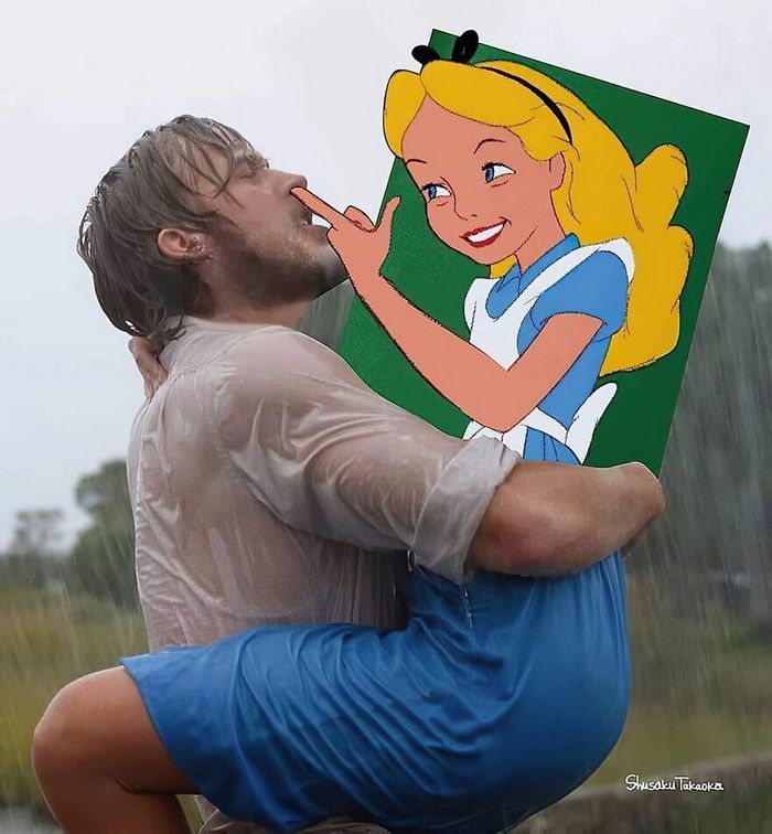 Artista coloca personagens da Disney em cenários não tão inocentes (16 fotos) 7