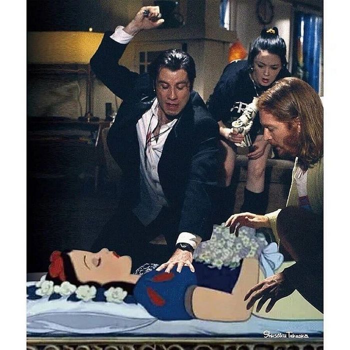 Artista coloca personagens da Disney em cenários não tão inocentes (16 fotos) 9