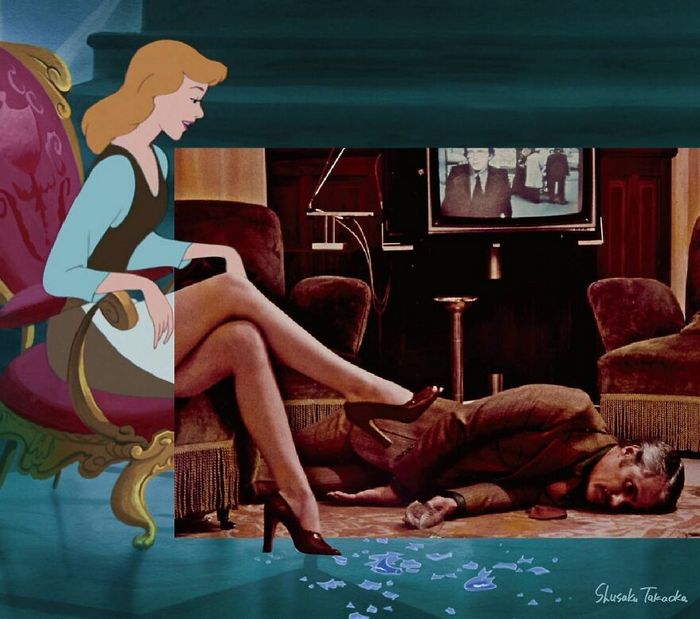 Artista coloca personagens da Disney em cenários não tão inocentes (16 fotos) 15