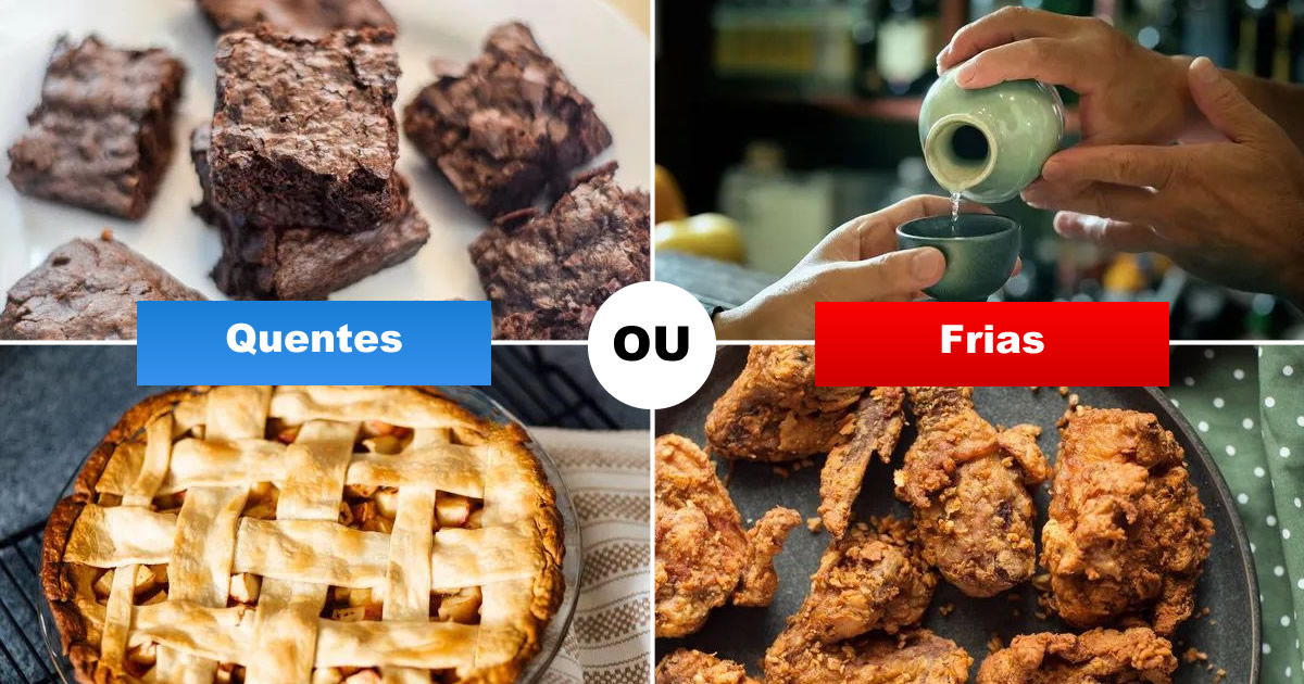 Estas 19 comidas são melhores quentes ou frias?