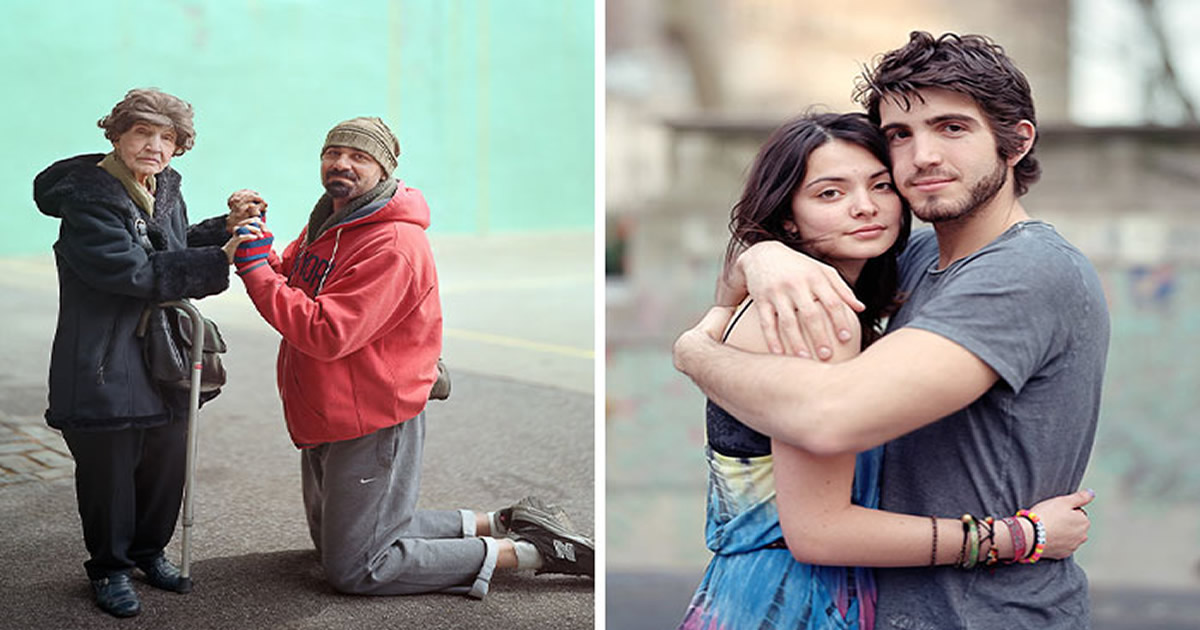 Este fotógrafo pediu a estranhos para posarem juntos enquanto se tocavam (30 fotos) 164