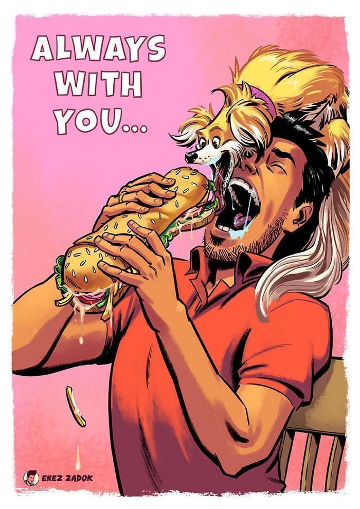 20 ilustrações fofas e tocantes que só os donos de cachorros vão entender 8