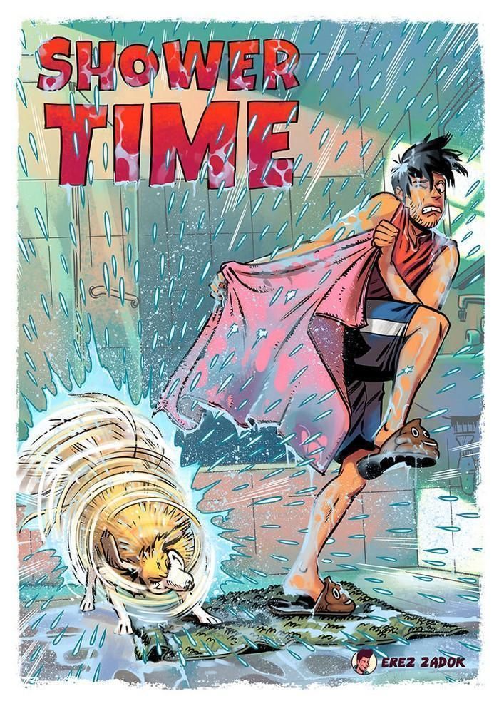 20 ilustrações fofas e tocantes que só os donos de cachorros vão entender 10