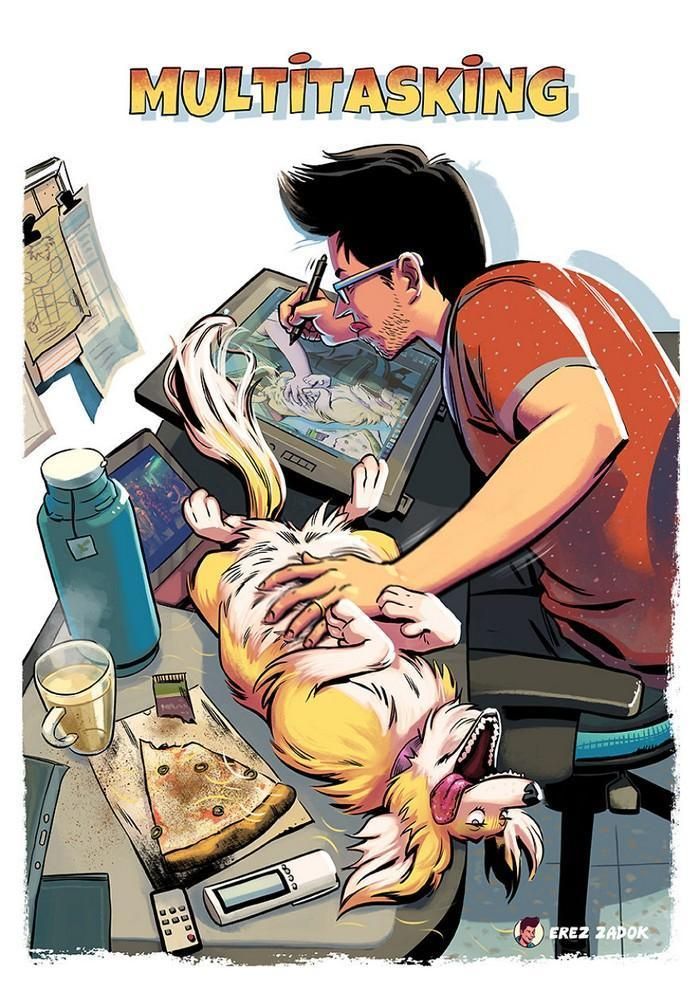 20 ilustrações fofas e tocantes que só os donos de cachorros vão entender 14