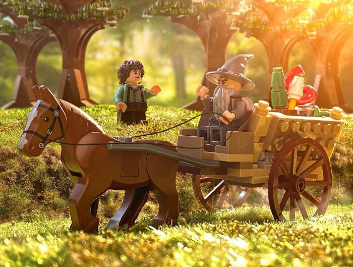 Artista decidiu usar Lego para recriar cenas populares de filmes e jogos (36 fotos) 3