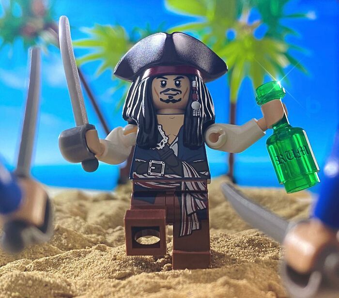 Artista decidiu usar Lego para recriar cenas populares de filmes e jogos (36 fotos) 35