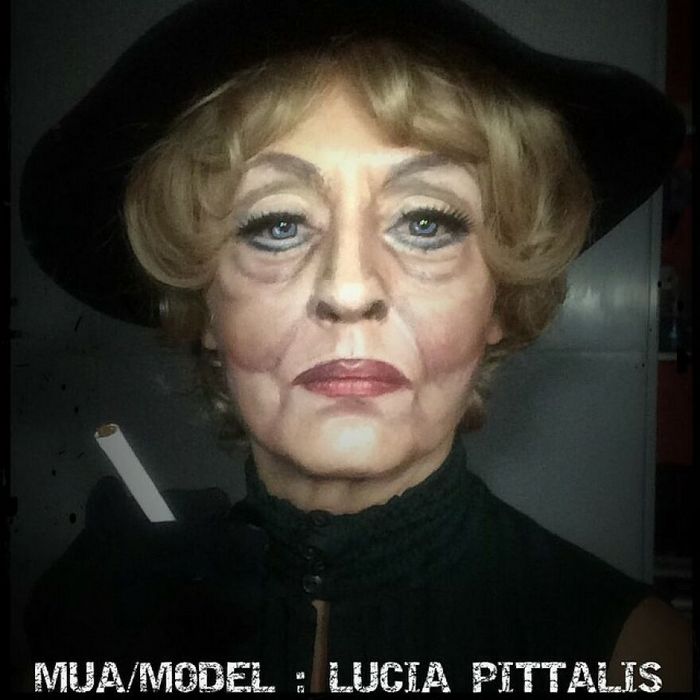 Artista italiana surpreende a internet com suas transformações usando apenas maquiagem (42 fotos) 17