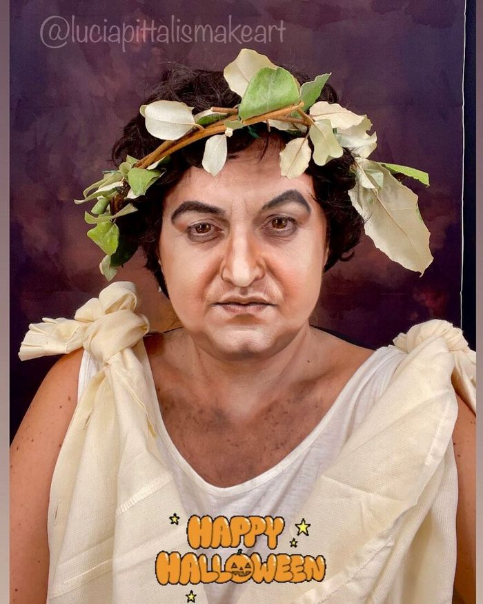 Artista italiana surpreende a internet com suas transformações usando apenas maquiagem (42 fotos) 38