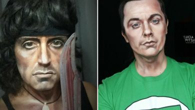 Artista italiana surpreende a internet com suas transformações usando apenas maquiagem (42 fotos) 25