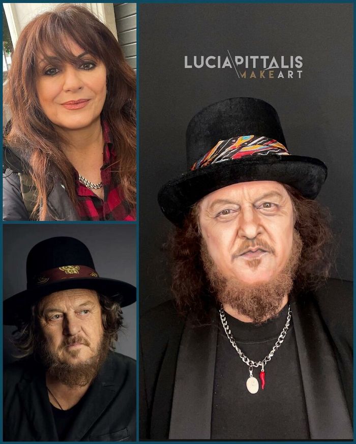 Artista italiana surpreende a internet com suas transformações usando apenas maquiagem (42 fotos) 42