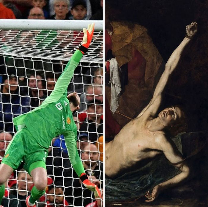 Conta do Instagram compara arte com momentos esportivos, e as pessoas acham engraçadas (46 fotos) 7