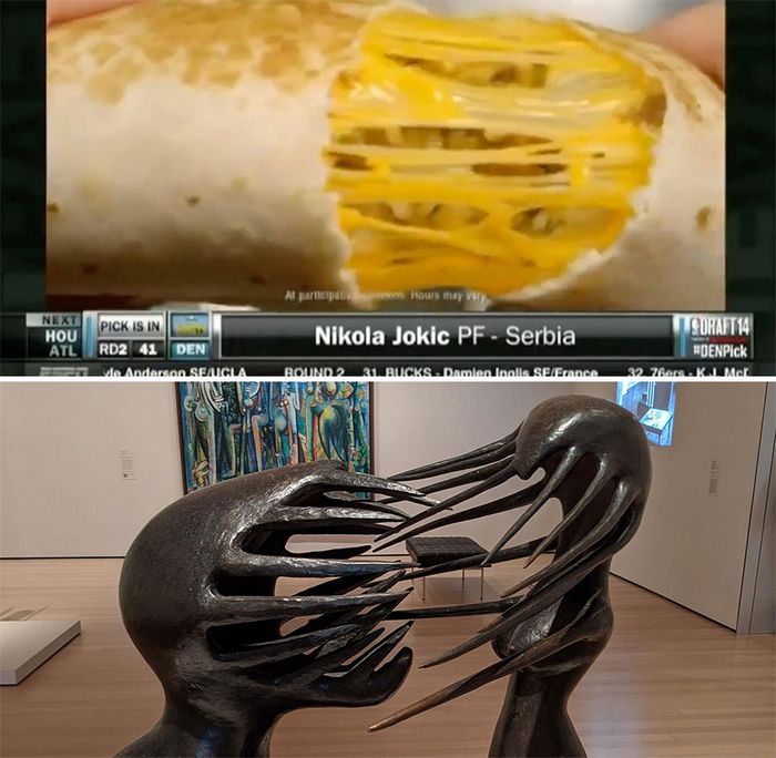 Conta do Instagram compara arte com momentos esportivos, e as pessoas acham engraçadas (46 fotos) 20