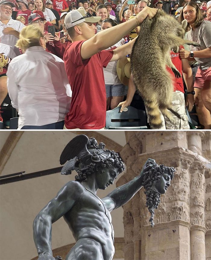 Conta do Instagram compara arte com momentos esportivos, e as pessoas acham engraçadas (46 fotos) 21