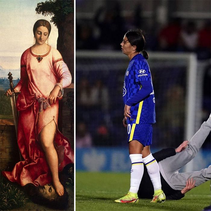 Conta do Instagram compara arte com momentos esportivos, e as pessoas acham engraçadas (46 fotos) 31