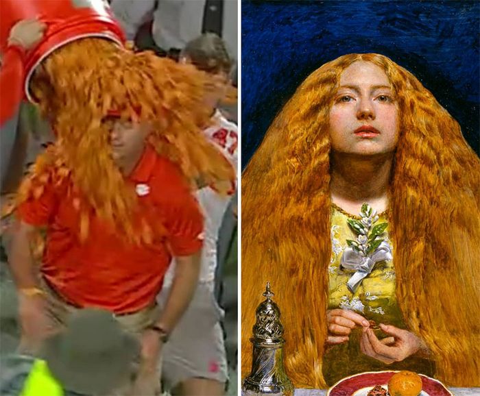 Conta do Instagram compara arte com momentos esportivos, e as pessoas acham engraçadas (46 fotos) 32