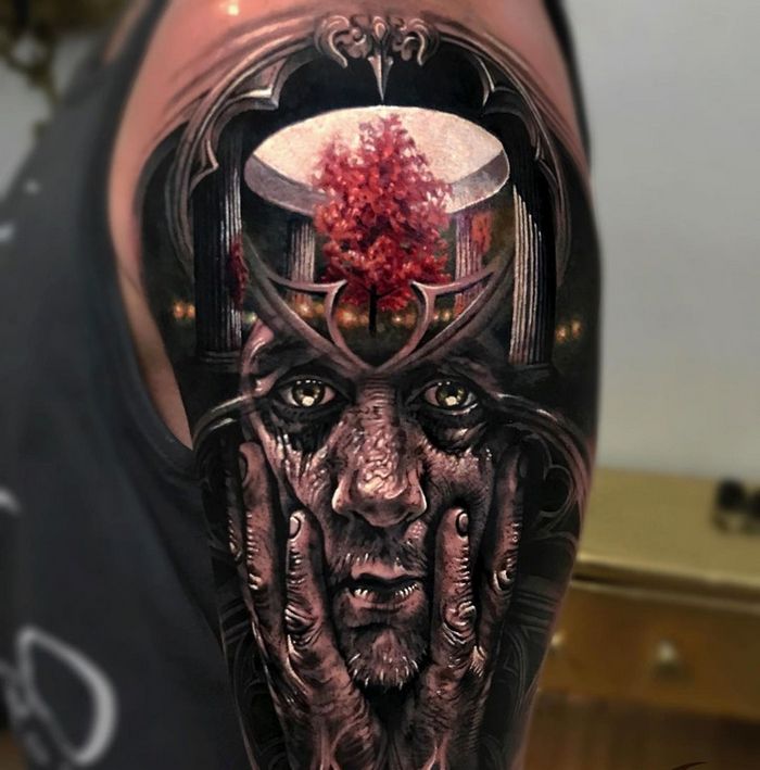 Este artista cria tatuagens surrealistas que podem confundir sua mente (16 fotos) 9