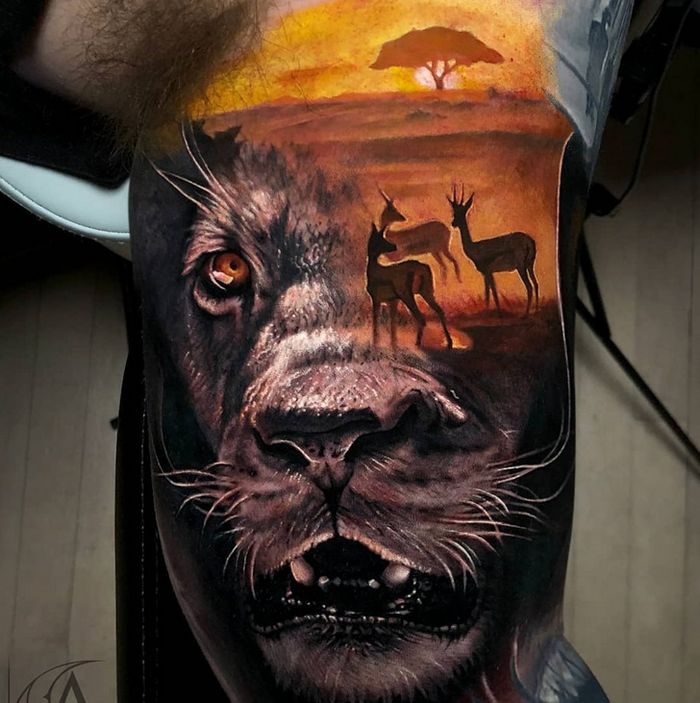 Este artista cria tatuagens surrealistas que podem confundir sua mente (16 fotos) 16