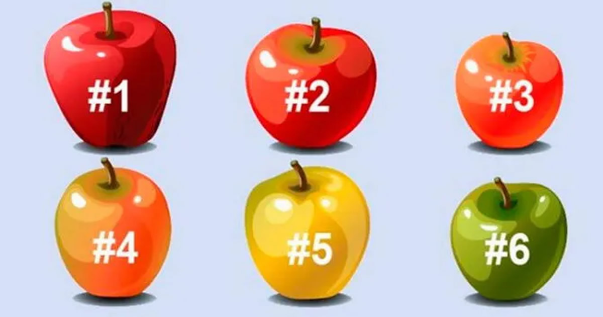 O que cada maçã diz sobre você? 1