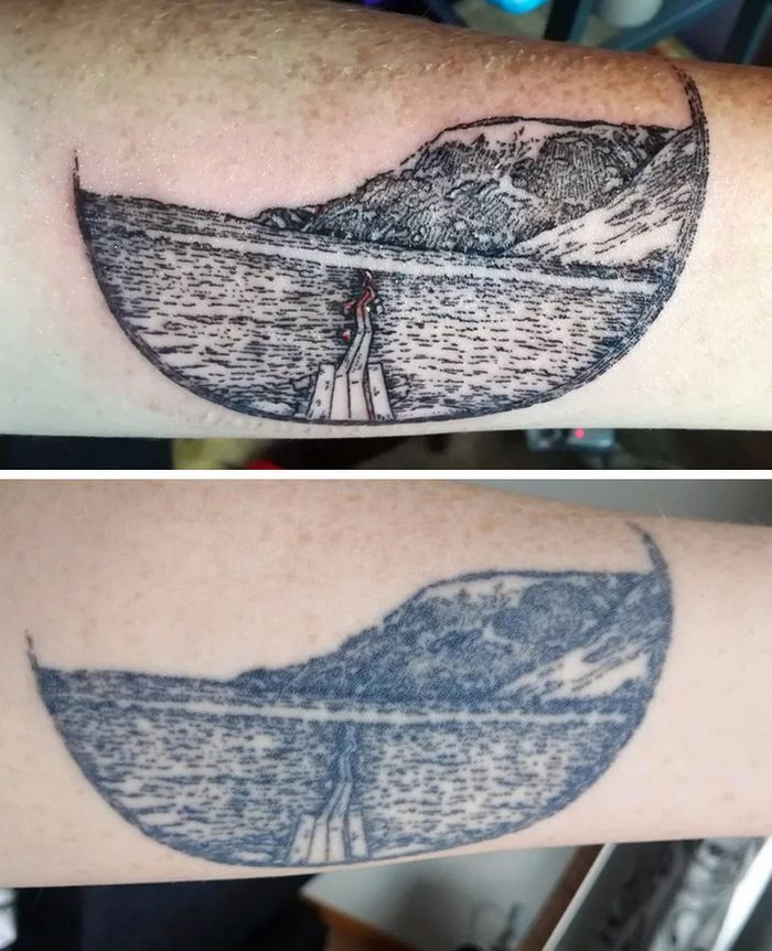 20 provas de que a passagem do tempo também envelhece a tatuagem 9