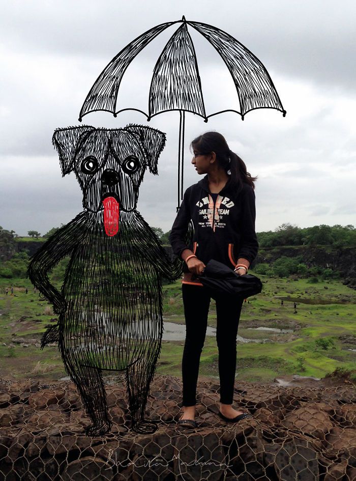 Quando o tédio ataca, eu rabisco nas fotos dos meus amigos e aqui está o resultado (20 fotos) 4