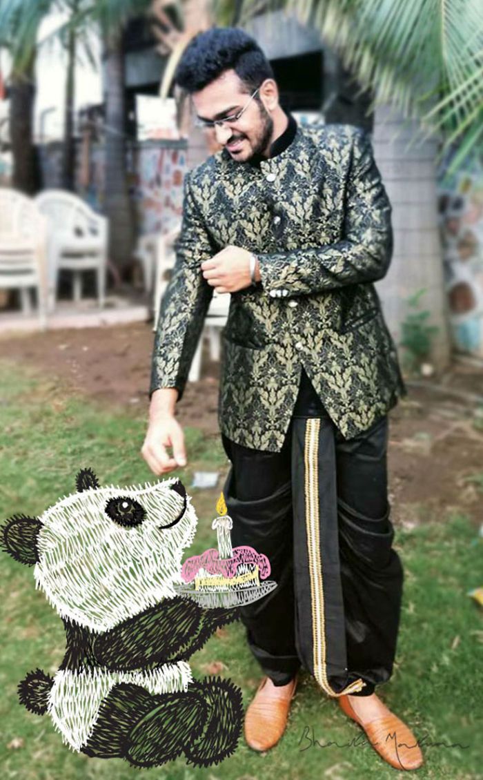 Quando o tédio ataca, eu rabisco nas fotos dos meus amigos e aqui está o resultado (20 fotos) 5