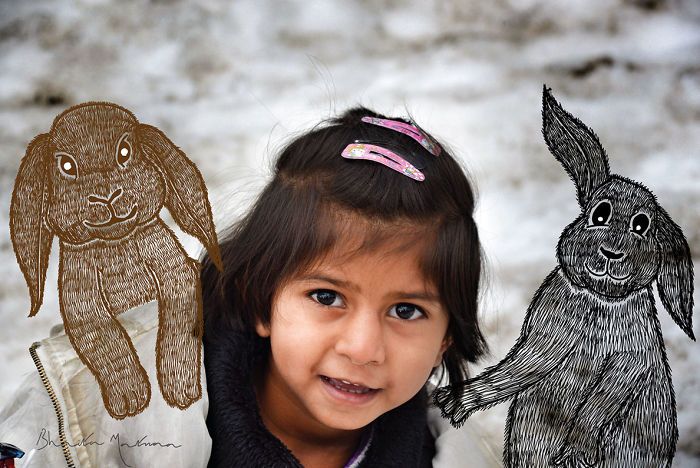 Quando o tédio ataca, eu rabisco nas fotos dos meus amigos e aqui está o resultado (20 fotos) 7