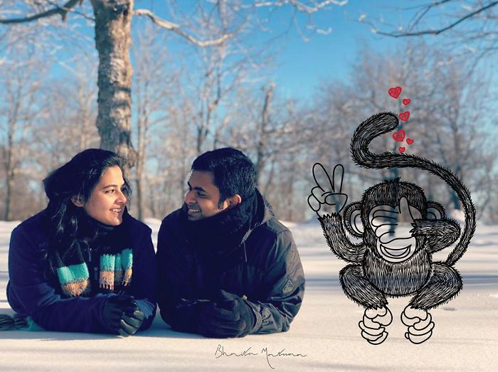 Quando o tédio ataca, eu rabisco nas fotos dos meus amigos e aqui está o resultado (20 fotos) 12