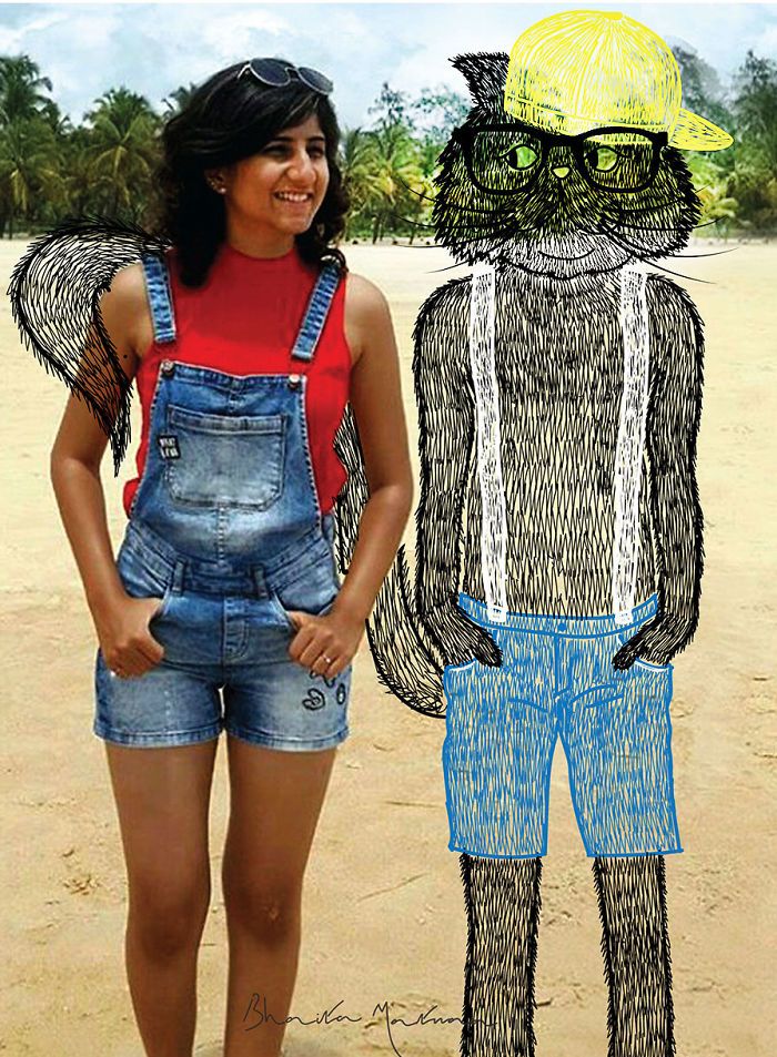 Quando o tédio ataca, eu rabisco nas fotos dos meus amigos e aqui está o resultado (20 fotos) 15