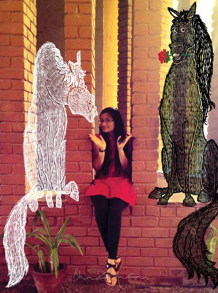 Quando o tédio ataca, eu rabisco nas fotos dos meus amigos e aqui está o resultado (20 fotos) 17