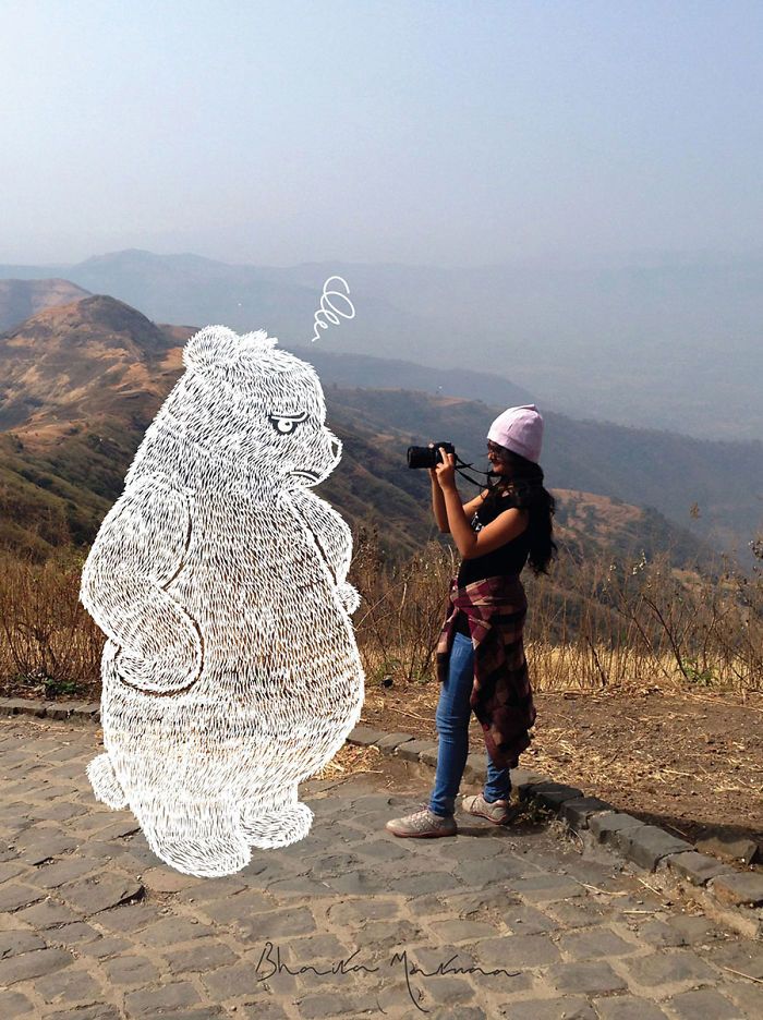 Quando o tédio ataca, eu rabisco nas fotos dos meus amigos e aqui está o resultado (20 fotos) 18