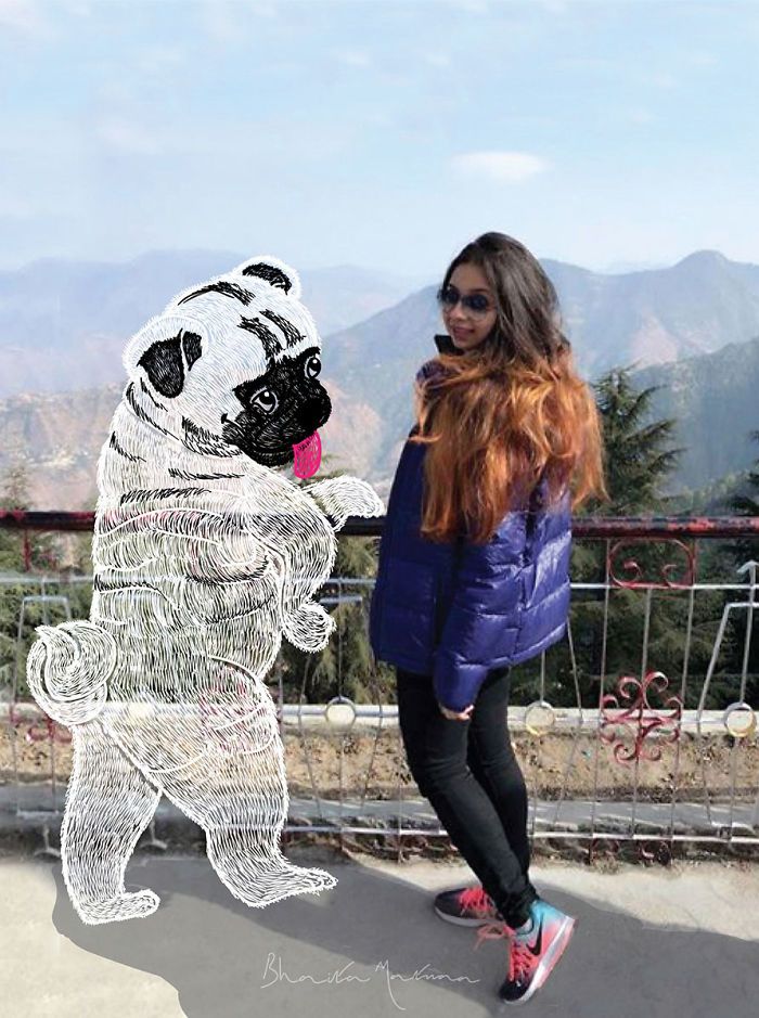 Quando o tédio ataca, eu rabisco nas fotos dos meus amigos e aqui está o resultado (20 fotos) 19