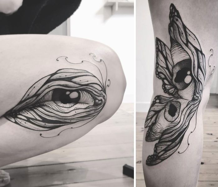 40 tatuagens geniais que revelam toda a sua glória somente depois que suas telas se movem 5