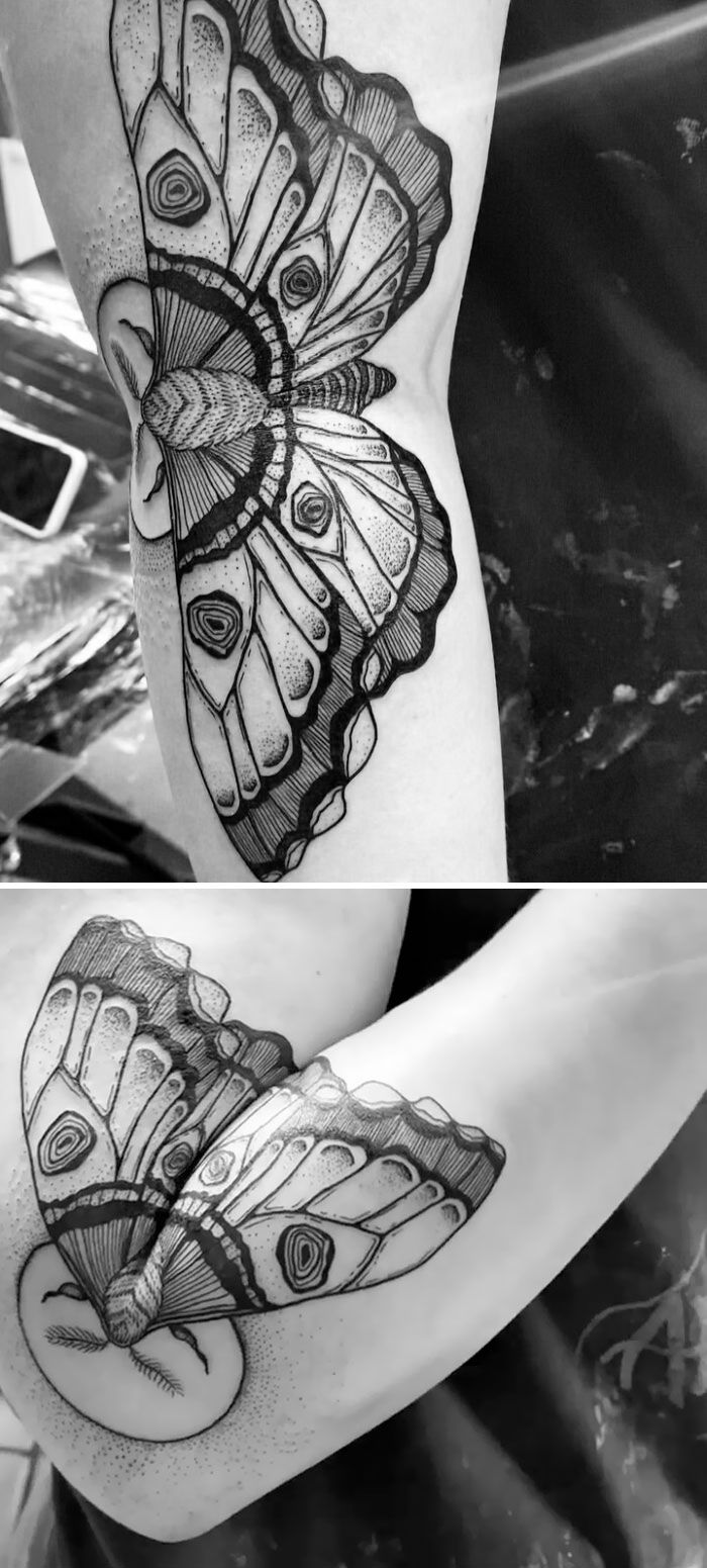 40 tatuagens geniais que revelam toda a sua glória somente depois que suas telas se movem 27