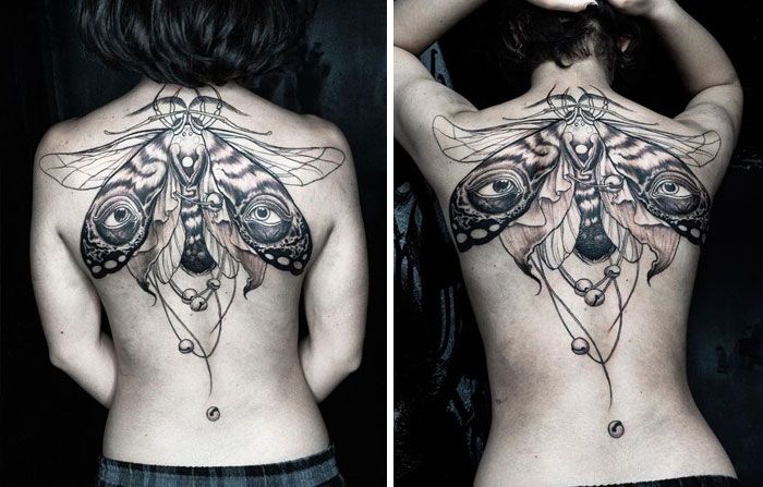 40 tatuagens geniais que revelam toda a sua glória somente depois que suas telas se movem 31