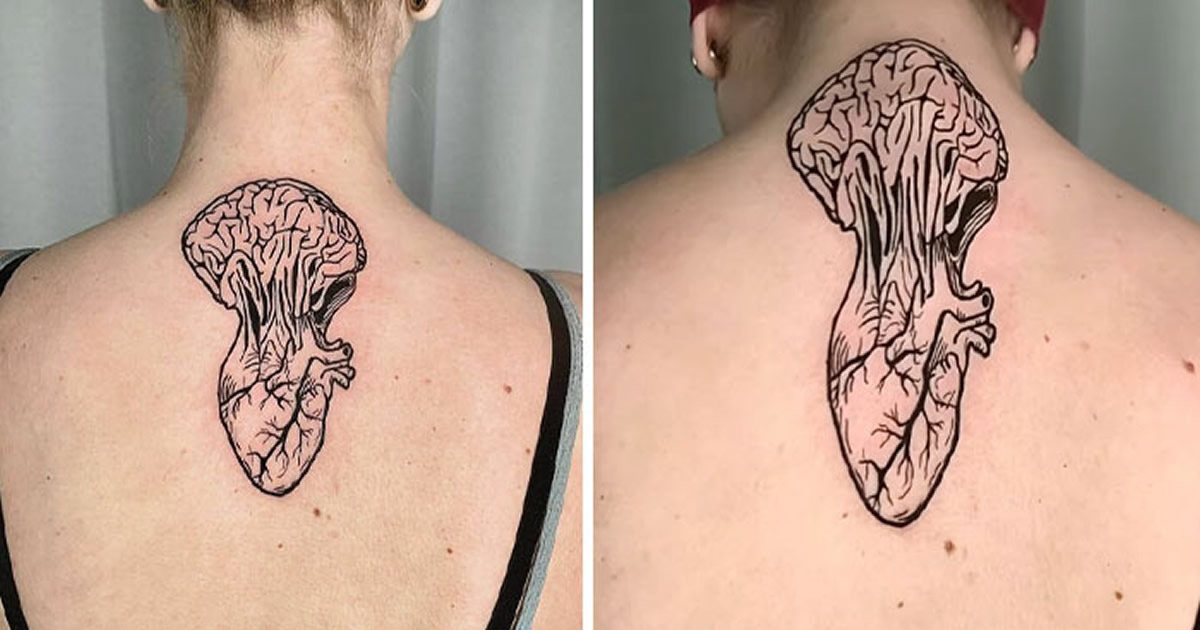 40 tatuagens geniais que revelam toda a sua glória somente depois que suas telas se movem 44