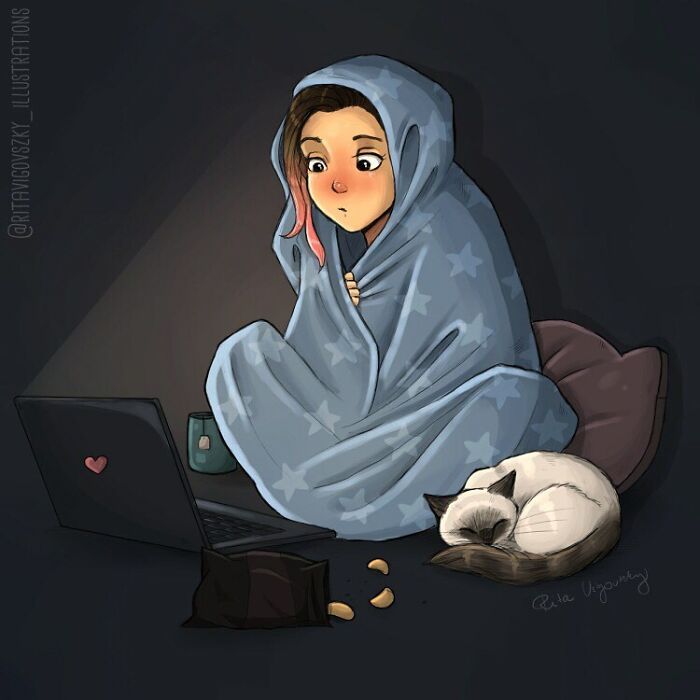 Artista mostra como é ter um gato em casa (52 fotos) 6