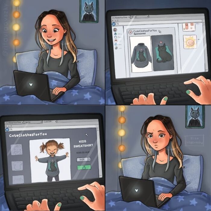 Artista mostra como é ter um gato em casa (52 fotos) 15