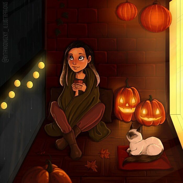 Artista mostra como é ter um gato em casa (52 fotos) 35