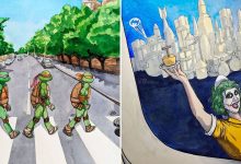 Artista recria capas de álbuns com personagens da cultura pop (11 fotos) 13