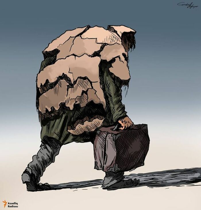 Este artista chama a atenção para os problemas da sociedade moderna em suas ilustrações (41 fotos) 4