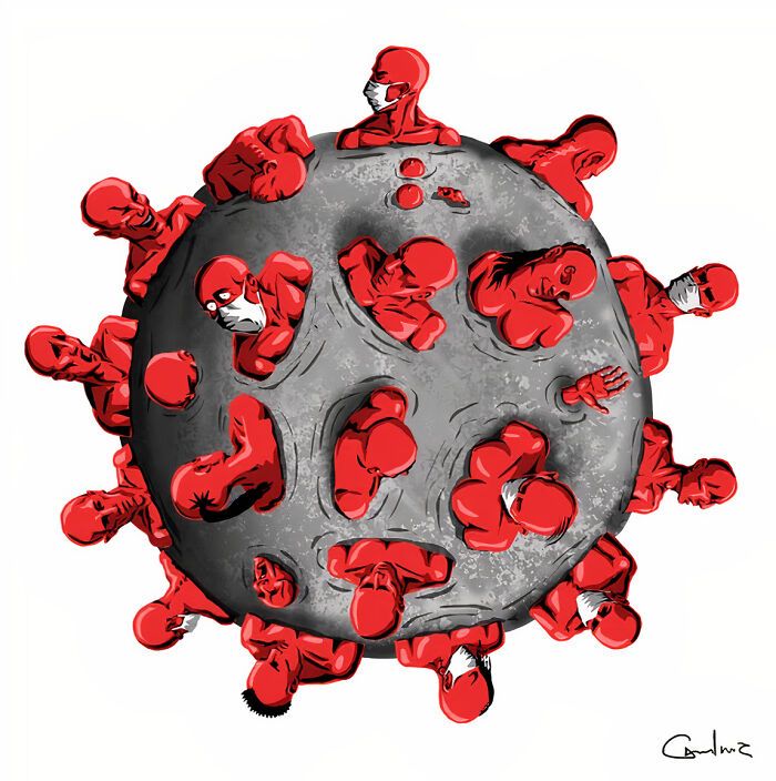 Este artista chama a atenção para os problemas da sociedade moderna em suas ilustrações (41 fotos) 23