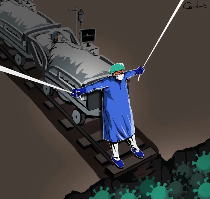 Este artista chama a atenção para os problemas da sociedade moderna em suas ilustrações (41 fotos) 25