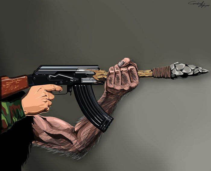 Este artista chama a atenção para os problemas da sociedade moderna em suas ilustrações (41 fotos) 32